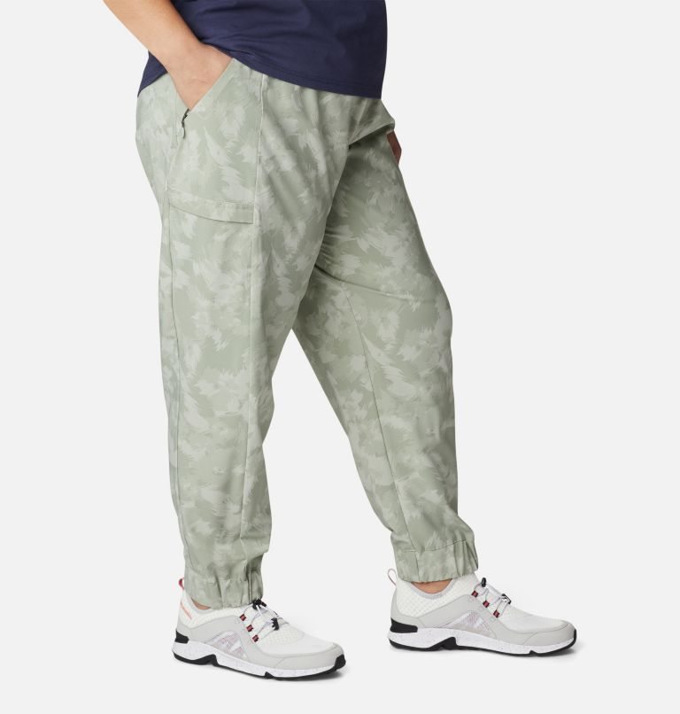 Pantaloni Jogger Columbia Pleasant Creek Dama Masline Verzi | Plus Size GQS1A0MZ9